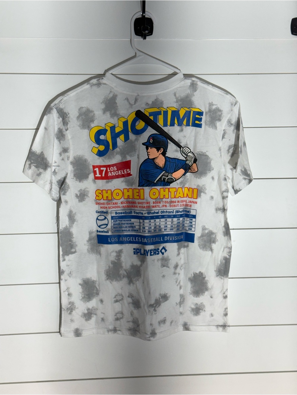 MLB White & Gray Tie-Dye 'Showtime' Baseball Graphic Tee - Picture 5 of 8